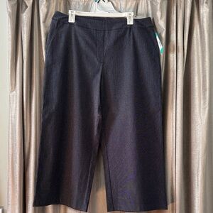 Jenny Pull On Wide Leg  Crop Pants